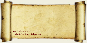 Janko Kušnorjev vizit kartica